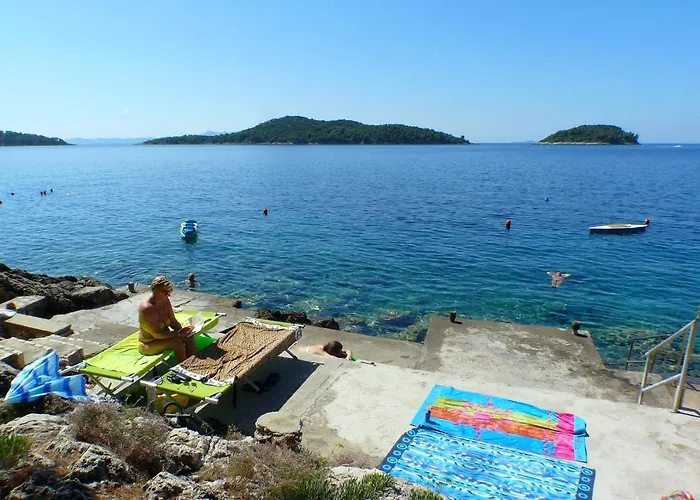 Apartments By The Sea Prizba, Korcula - 9276 Lejlighed Prizba